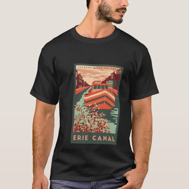Erie Canal Premium Travel Tee (Framsida)