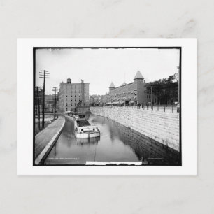 Erie Canal, Rochester, New York 1904 Vintage Vykort