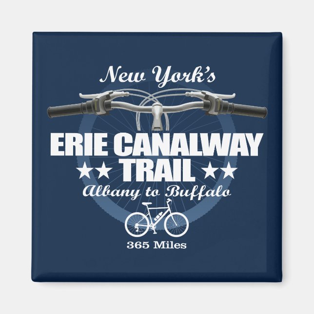 Erie Canalway Trail (H2) Magnet (Framsidan)