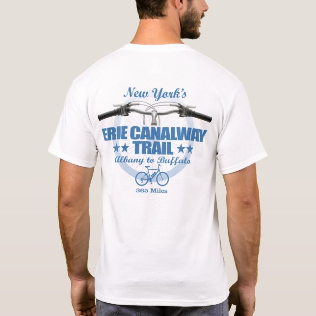 Erie Canalway Trail (H2) T Shirt (Baksida)