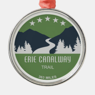 Erie Canalway Trail Julgransprydnad Metall