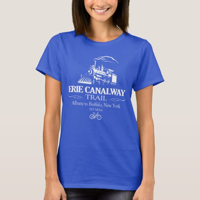 Erie Canalway Trail (RT) T Shirt (Framsida)
