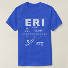 Erie Internationell flygplats ERI Tee Shirt