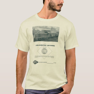 Erie järnväg använder Lima - den Hamilton Tee Shirt