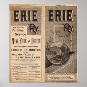 Erie järnväg poster