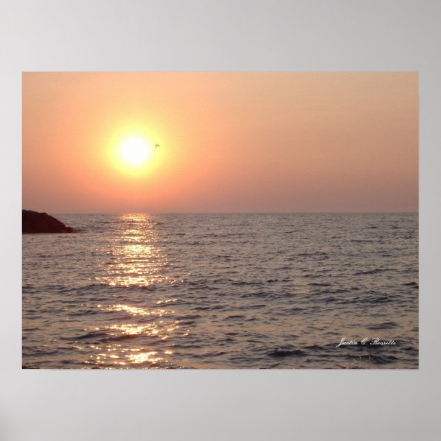 Erie PA Sunset Poster (Framsidan)