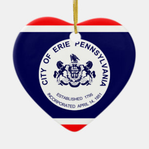 Erie Pennsylvania, United States Julgransprydnad Keramik