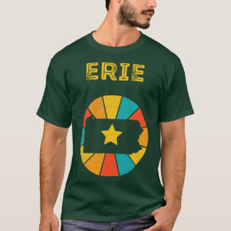 Erie Pennsylvania Vintage Distress Souvenir 1 T Shirt