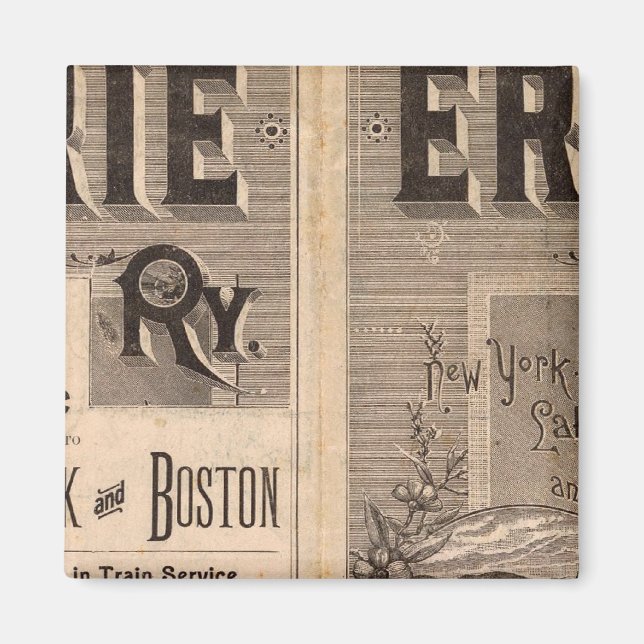 Erie Railway Magnet (Framsidan)