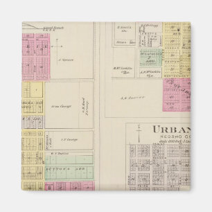 Erie, Thayer, Urbana, Kansas Magnet
