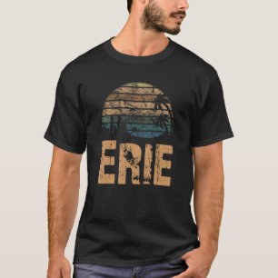 Erie Vintage Sunset Distress T Shirt