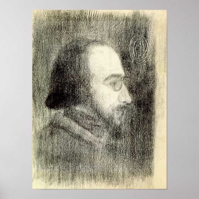 Erik Satie c.1886 Poster (Framsidan)