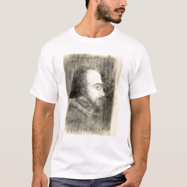 Erik Satie c.1886 T-shirt (Framsida)