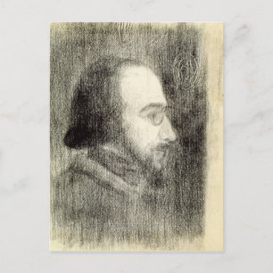Erik Satie c.1886 Vykort