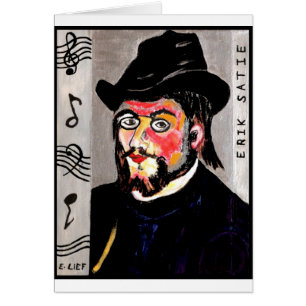 Erik Satie Hälsningskort