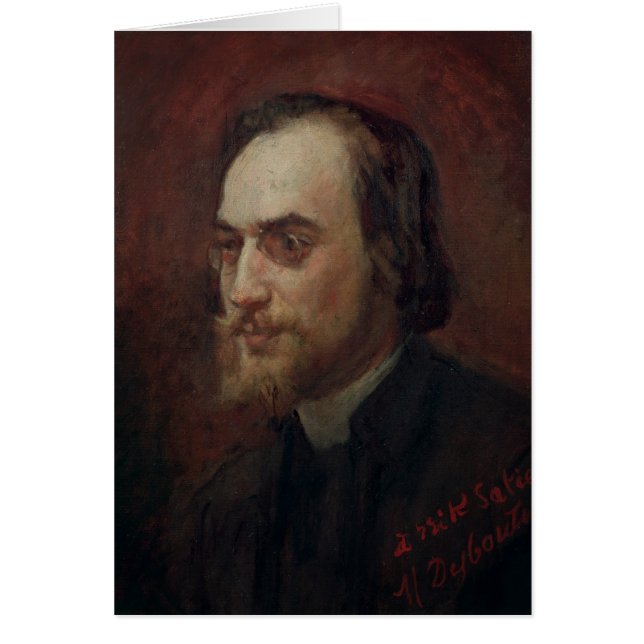 Erik Satie Hälsningskort (Framsidan)