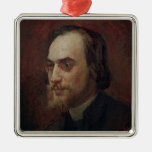 Erik Satie Julgransprydnad Metall