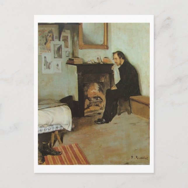 Erik Satie Vykort (Framsida)