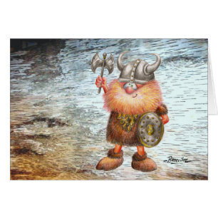 Erik Vikingen (ingen Verseinsida) Hälsningskort