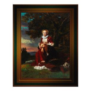 Erik XIV och Karin Månsdotter Fototryck