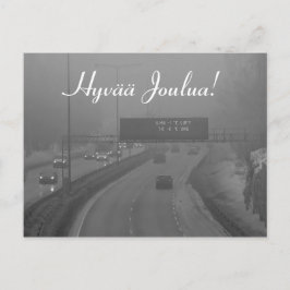 Erilainen joulukortti vykort