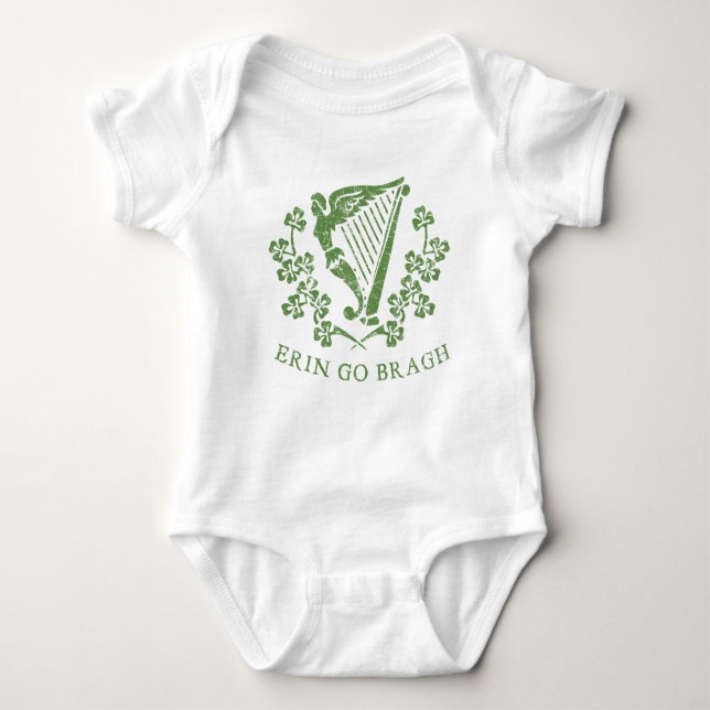 Erin går Bragh harpautslagsplatser T Shirt (Framsida)