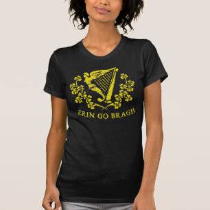 Erin går Bragh harpautslagsplatser Tee Shirt