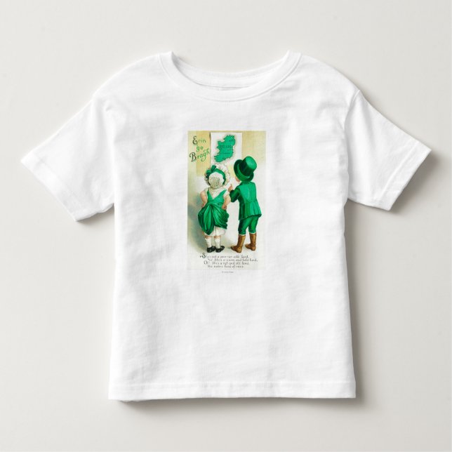 Erin går Bragh kopplar ihop den tittar Irland T Shirt (Framsida)