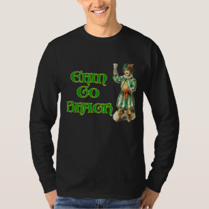 Erin går Braugh irländsk ordstävrostat bröd T-shirt