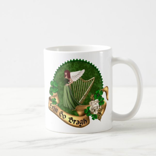 Erin går den Bragh irländare Kaffemugg (Höger)