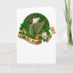 Erin går den Bragh irländare Kort