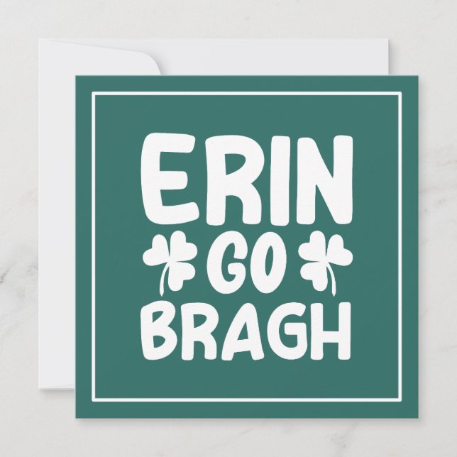 Erin Go Bragh-60850 Inbjudningar (Framsida)