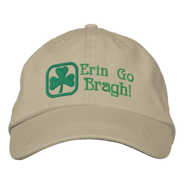 Erin Go Bragh! Broderad Keps (Framsida)