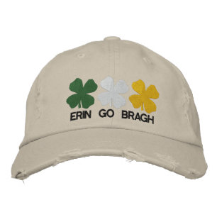 Erin Go Bragh Embroized Hat Broderad Keps