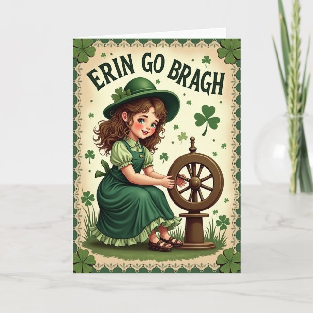 Erin Go Bragh Flickkort Kort (Framsida)