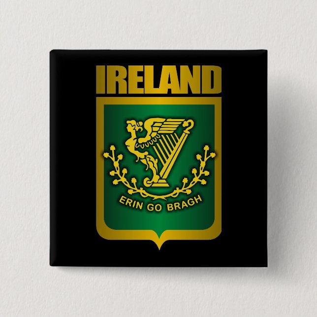 "Erin Go Bragh" Guld Knapp (Framsida)