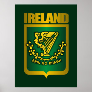 "Erin Go Bragh" Guld Poster och skriver ut