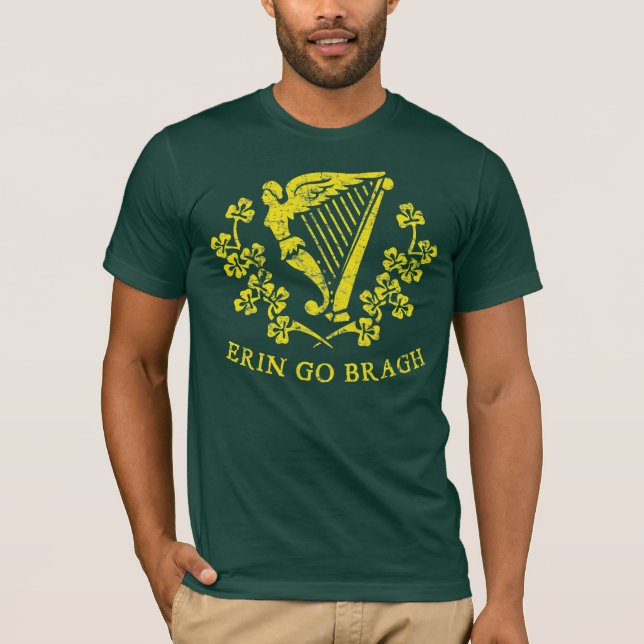 Erin Go Bragh Harp Tees Tee (Framsida)