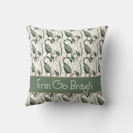 Erin go Bragh Irish Bird Mönster Kudde