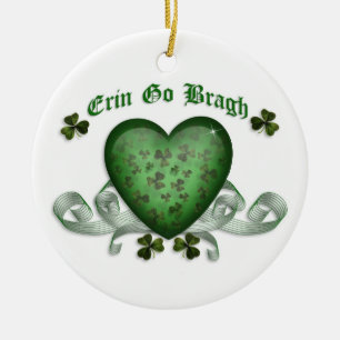 Erin go bragh irish eart ornament
