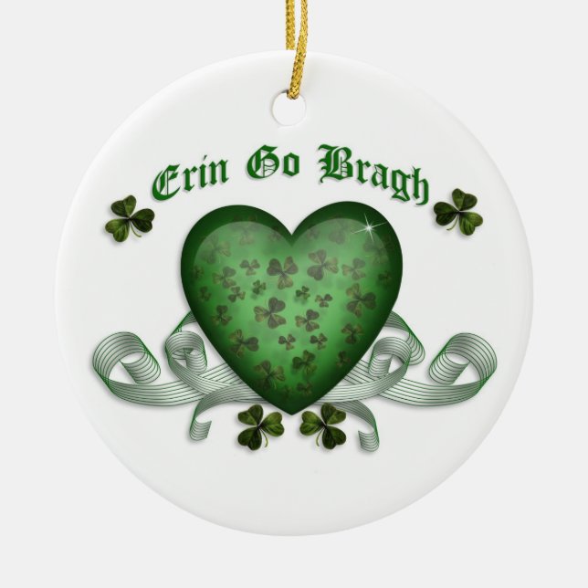 Erin go bragh irish eart ornament (Framsidan)