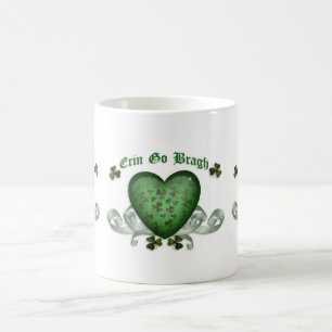 Erin go bragh Irish hjärta mugg