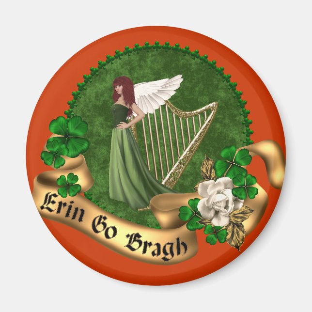 Erin Go Bragh Irish Magnet (Framsidan)