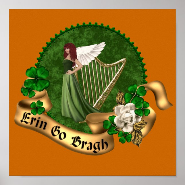 Erin Go Bragh Irish Poster (Framsidan)