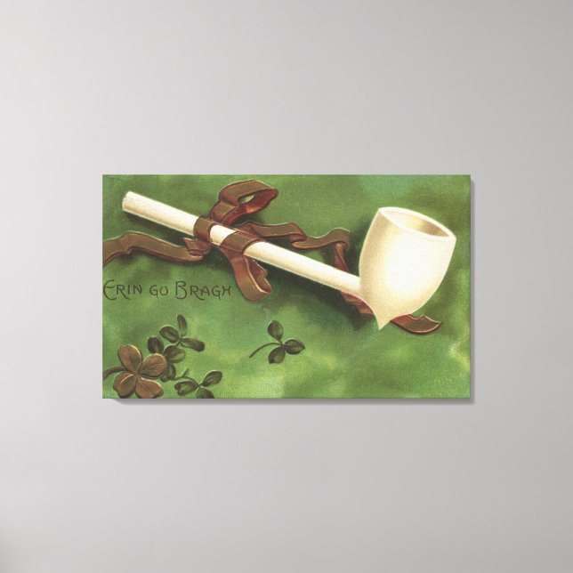 Erin Go Bragh, Ivory Pipe Canvastryck (Framsida)