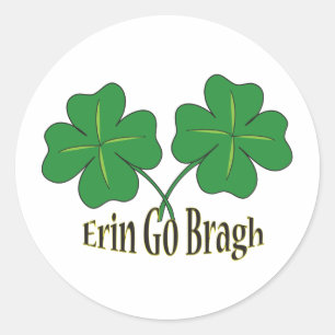 Erin Go Bragh Runt Klistermärke