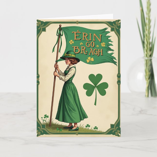 Erin Go Bragh Scene Card Kort (Framsida)