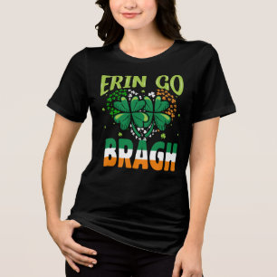 -Erin Go Bragh Shamrock St. Patrick’s Design-60879 T Shirt