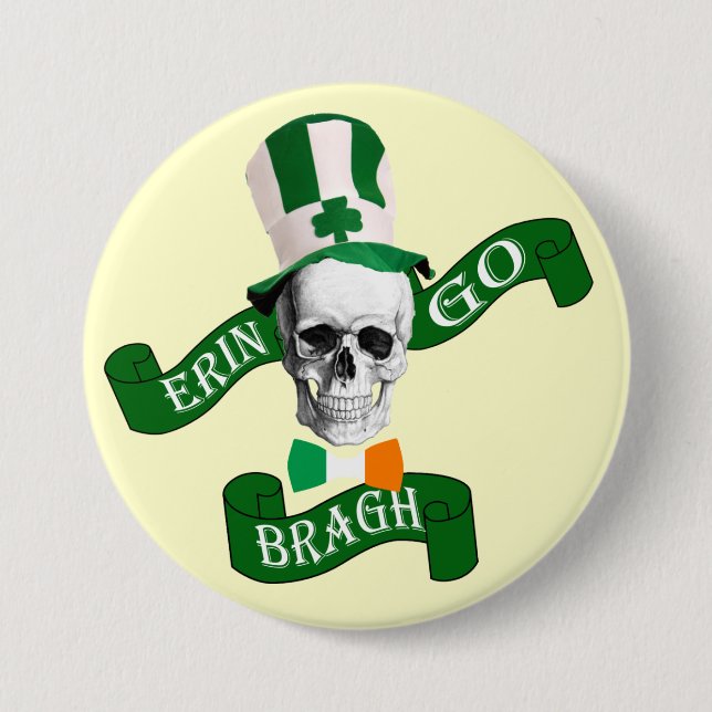 Erin go bragh St patrick's day Knapp (Framsida)