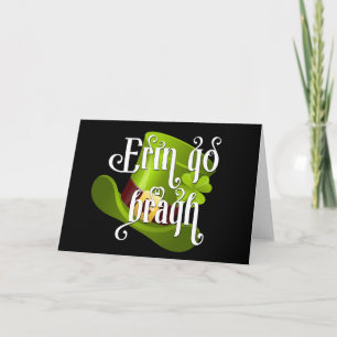 Erin go Bragh St patrick's day Kort